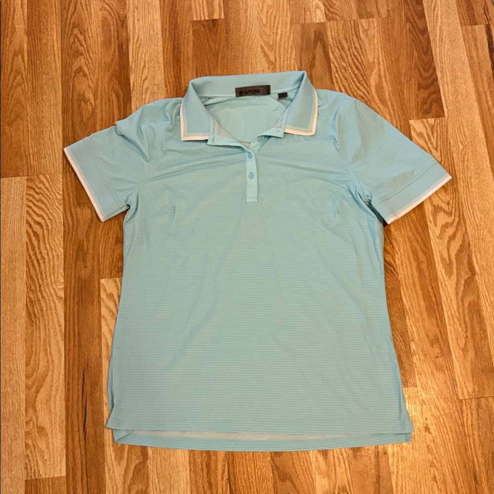 G/FORE Light Blue Polo Shirt